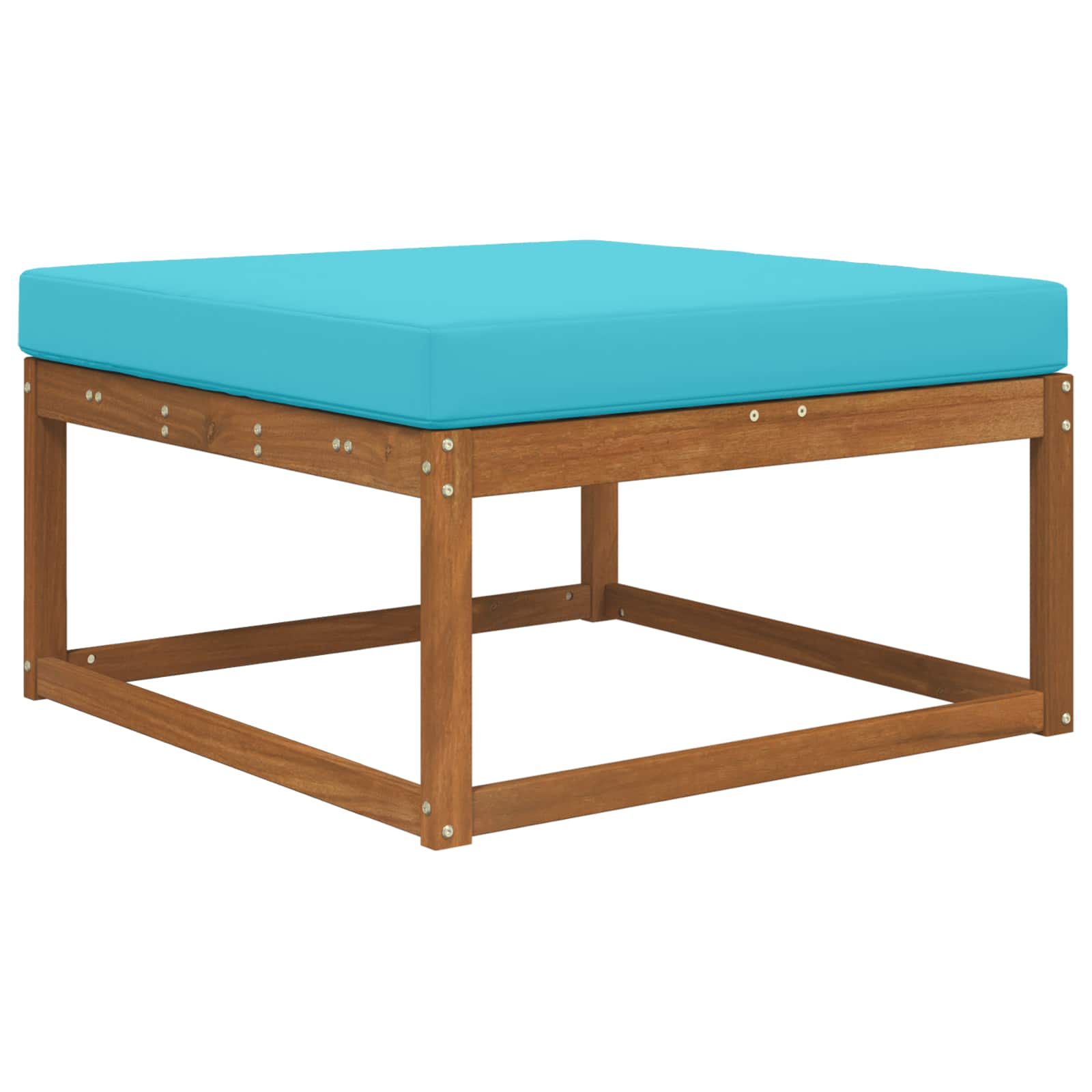 vidaXL Poduszka do sofy na zewnątrz Turkusowy 80 x 80 x 8 cm Poliester