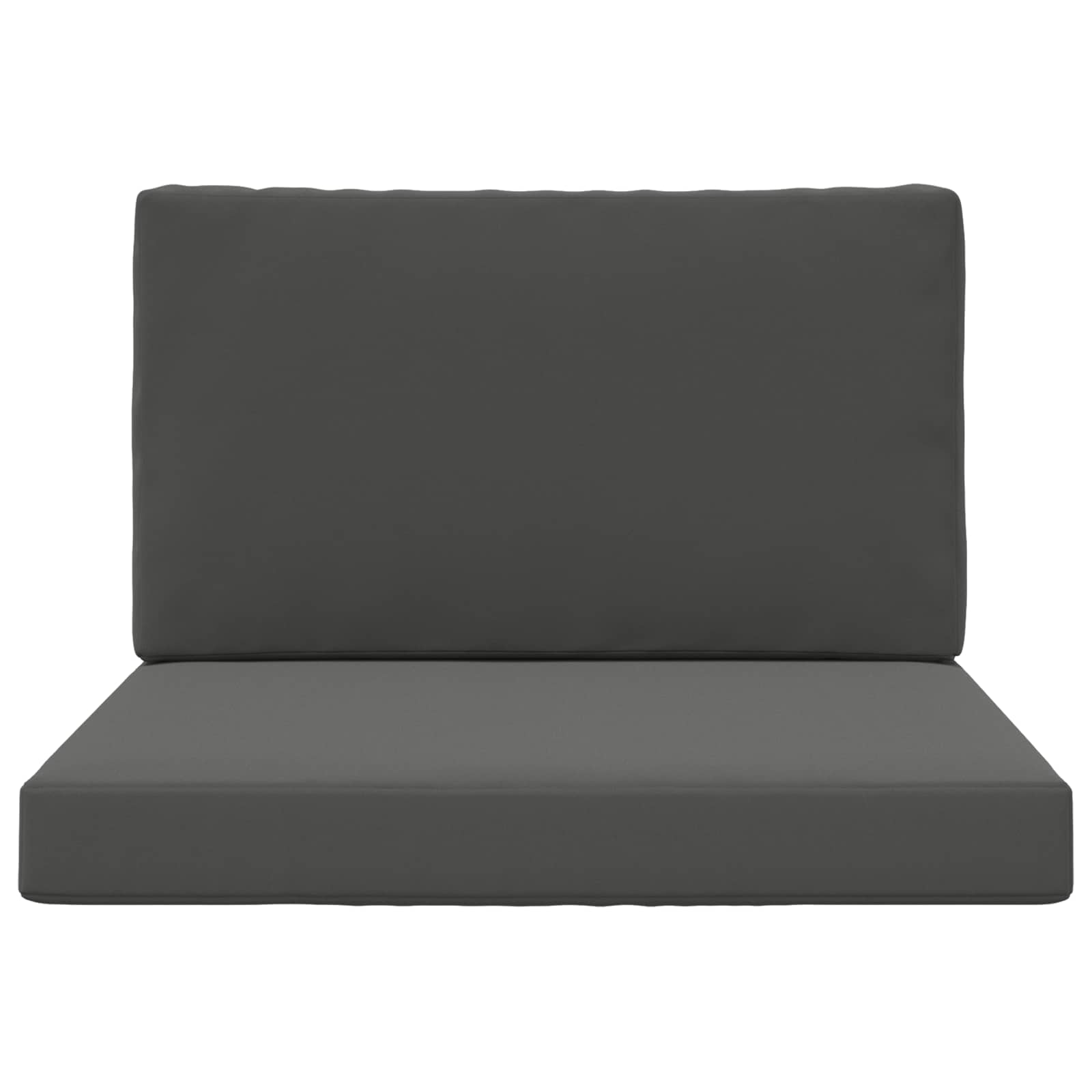 vidaXL Poduszka do sofy na zewnątrz 2 pcs Antracyt Poliester