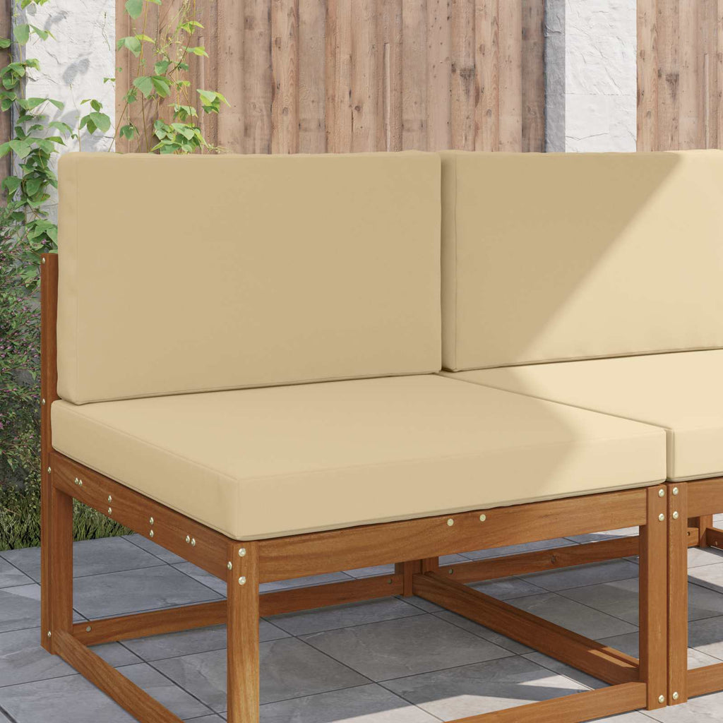 vidaXL Poduszka do sofy na zewnątrz 2 pcs Beżowy Poliester
