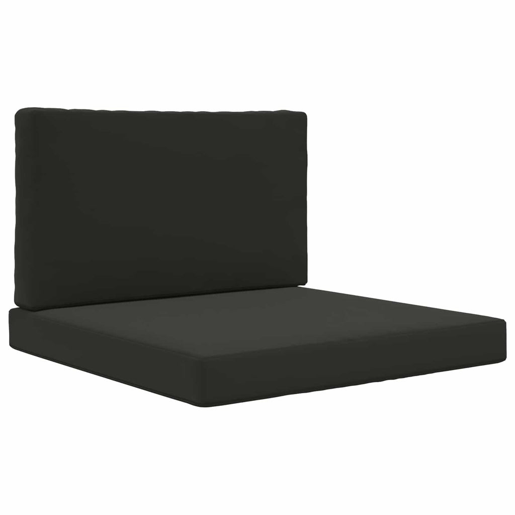 vidaXL Poduszka do sofy na zewnątrz 2 pcs Czarny Poliester
