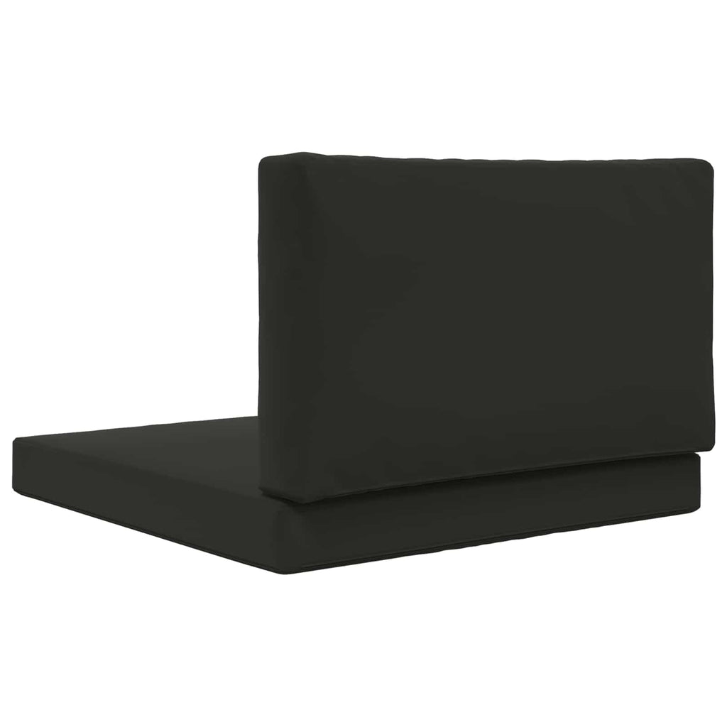 vidaXL Poduszka do sofy na zewnątrz 2 pcs Czarny Poliester