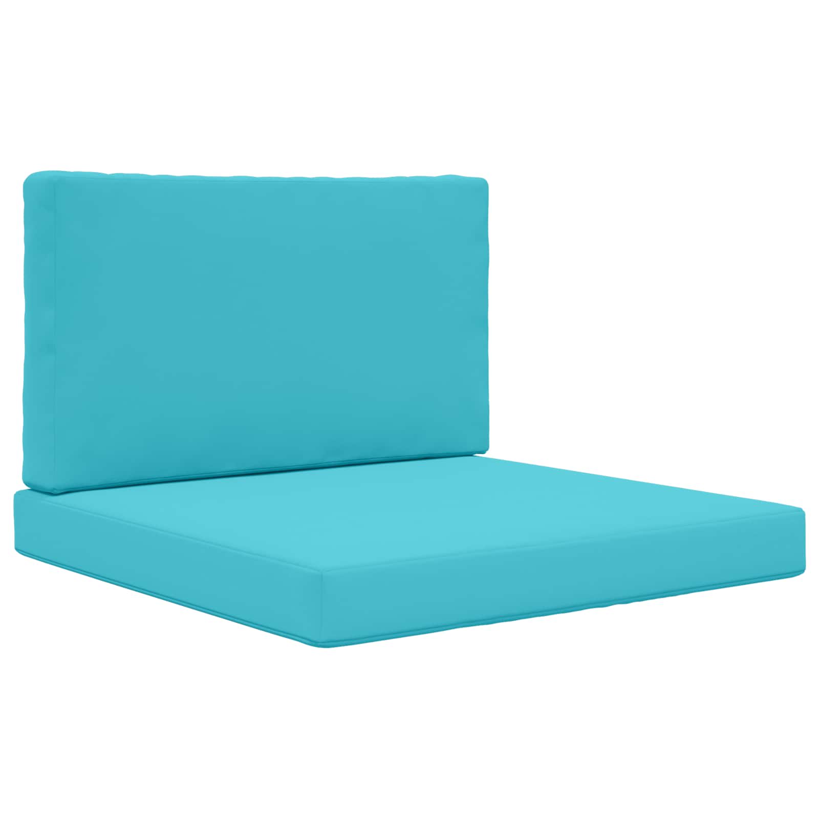 vidaXL Poduszka do sofy na zewnątrz Poliester Turkusowy 80 x 80 x 8 cm