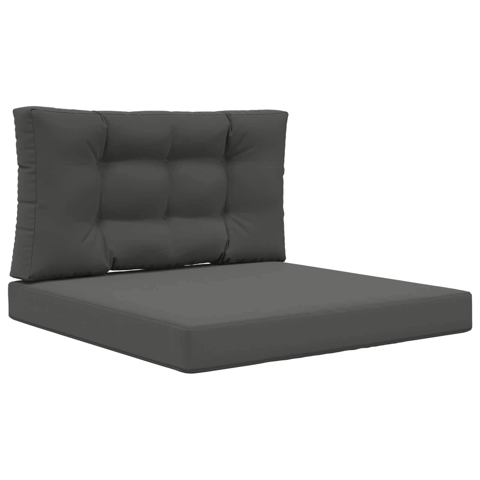 vidaXL Poduszka do sofy na zewnątrz 2 pcs Antracyt Poliester