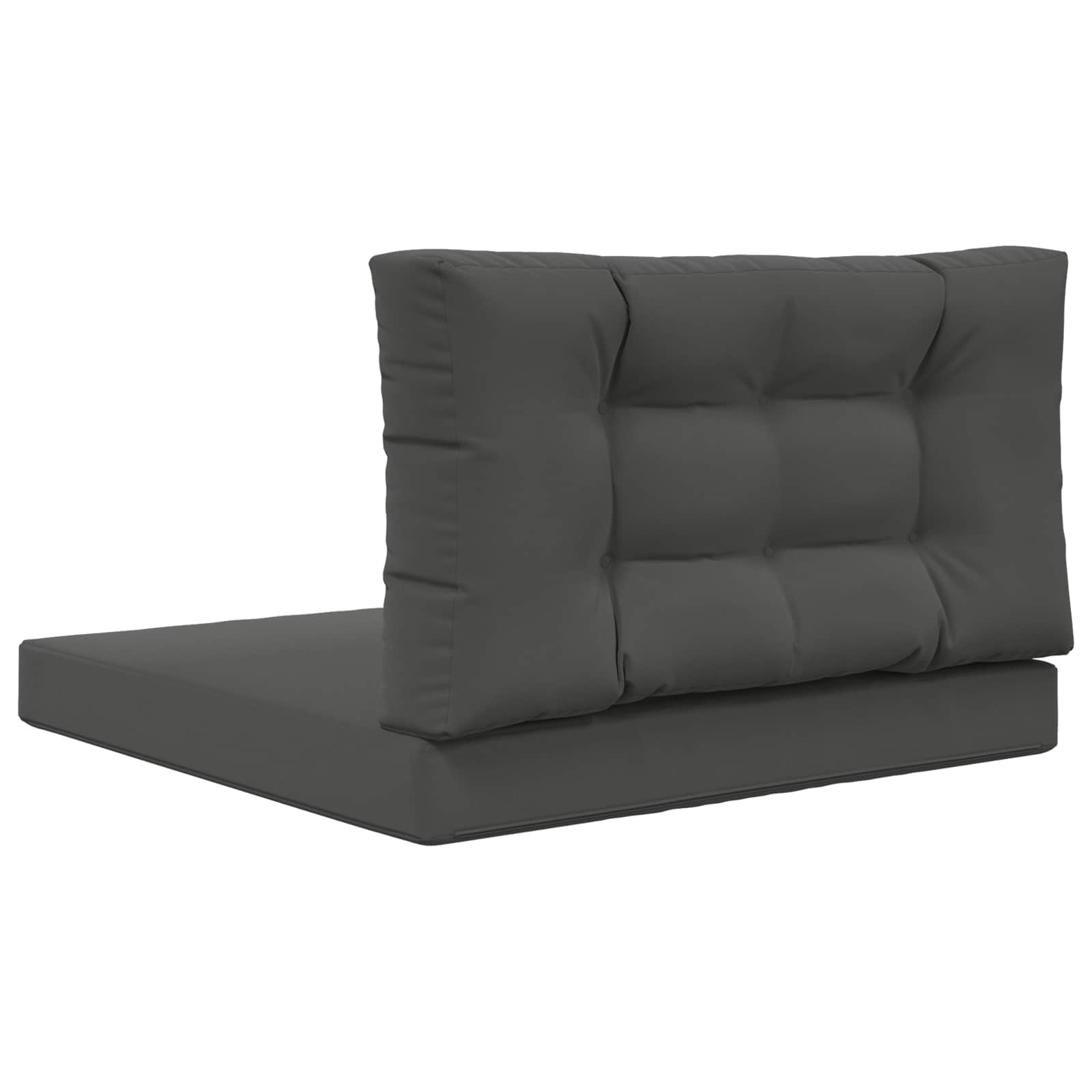vidaXL Poduszka do sofy na zewnątrz 2 pcs Antracyt Poliester