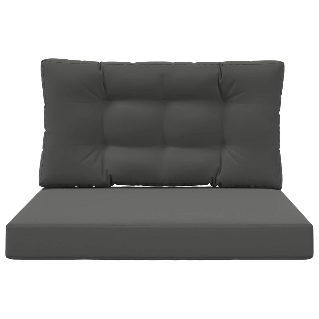 vidaXL Poduszka do sofy na zewnątrz 2 pcs Antracyt Poliester
