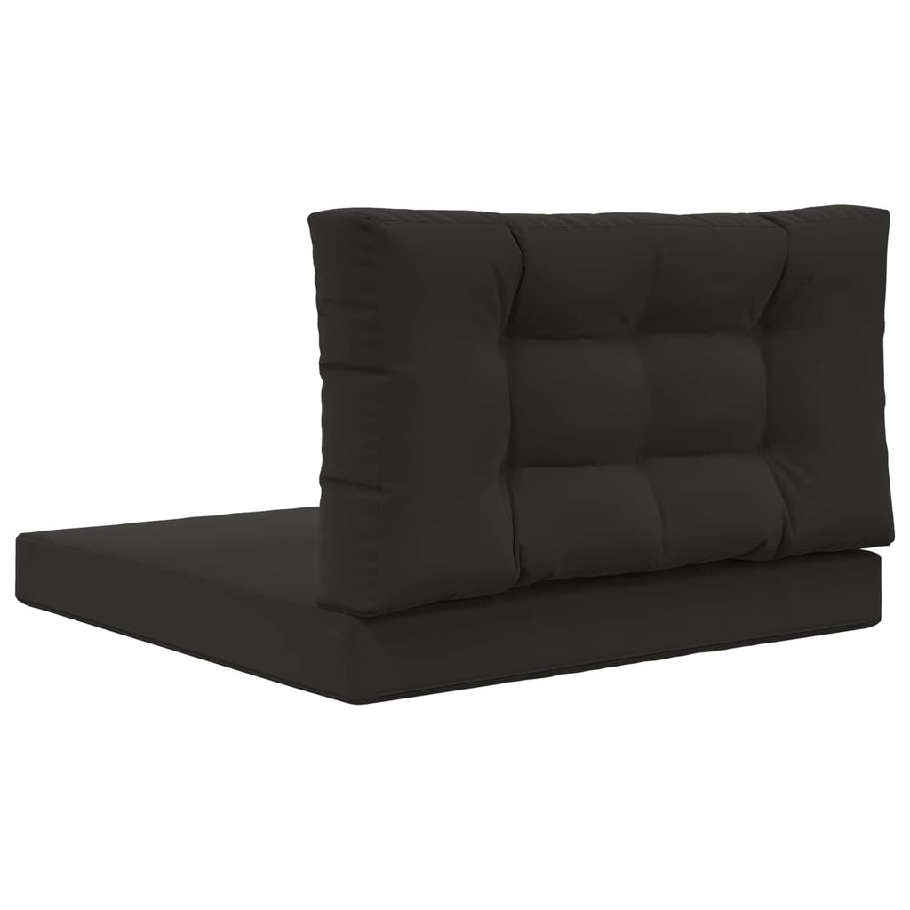 vidaXL Poduszka do sofy na zewnątrz 2 pcs Czarny Poliester