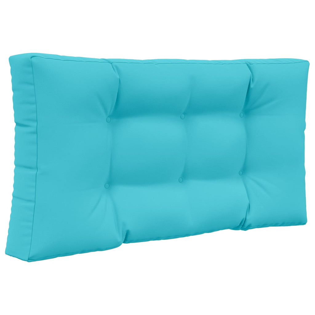 vidaXL Poduszka do sofy na zewnątrz Poliester Turkusowy 80 x 80 x 8 cm