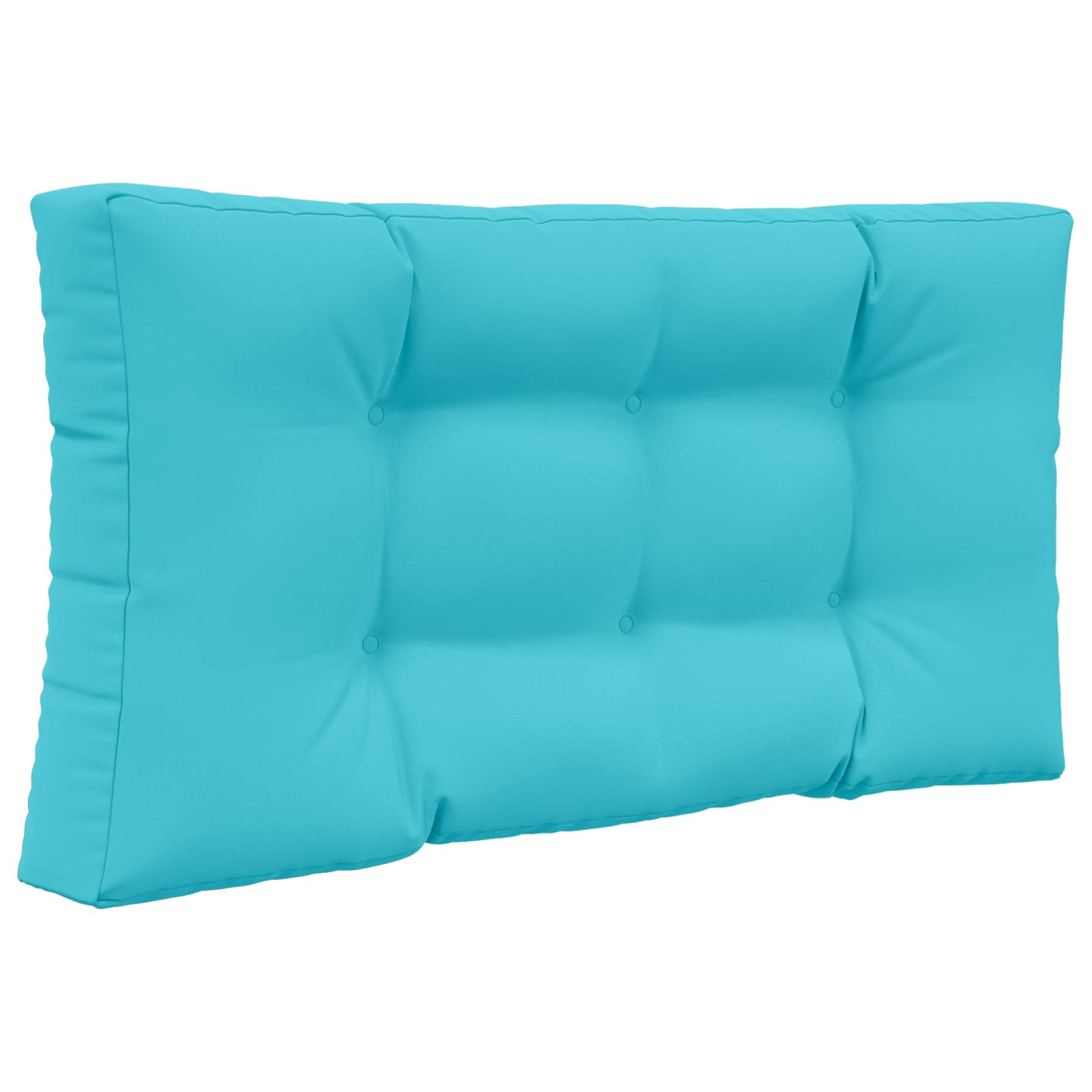 vidaXL Poduszka do sofy na zewnątrz Poliester Turkusowy 80 x 80 x 8 cm