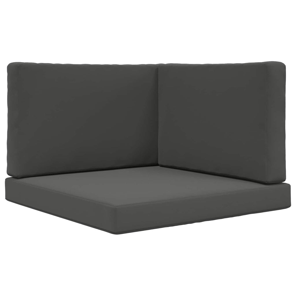 vidaXL Poduszka do sofy na zewnątrz 3 pcs Antracyt Poliester