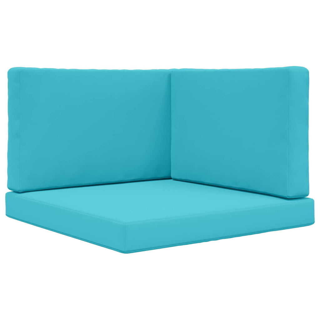 vidaXL Poduszka do sofy na zewnątrz Poliester Turkusowy 80 x 80 x 8 cm