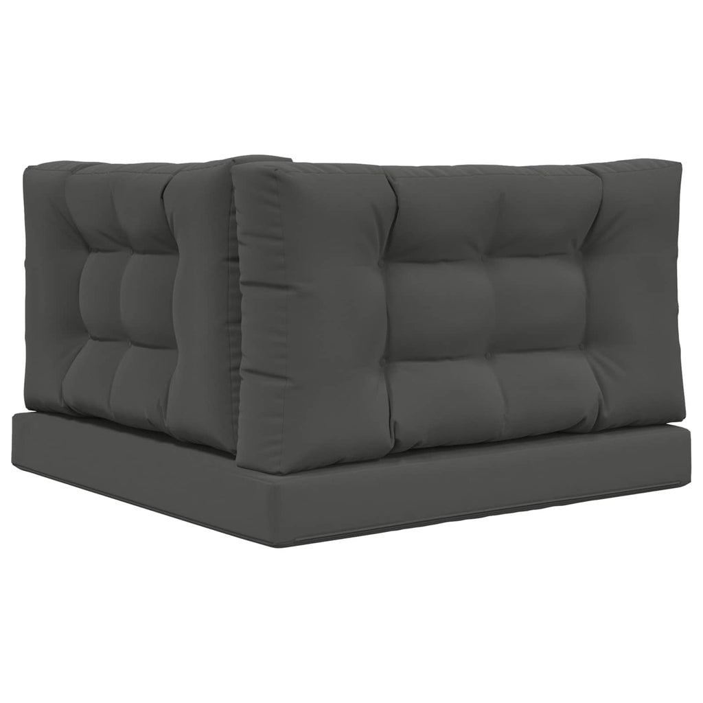 vidaXL Poduszka do sofy na zewnątrz 3 pcs Antracyt Poliester