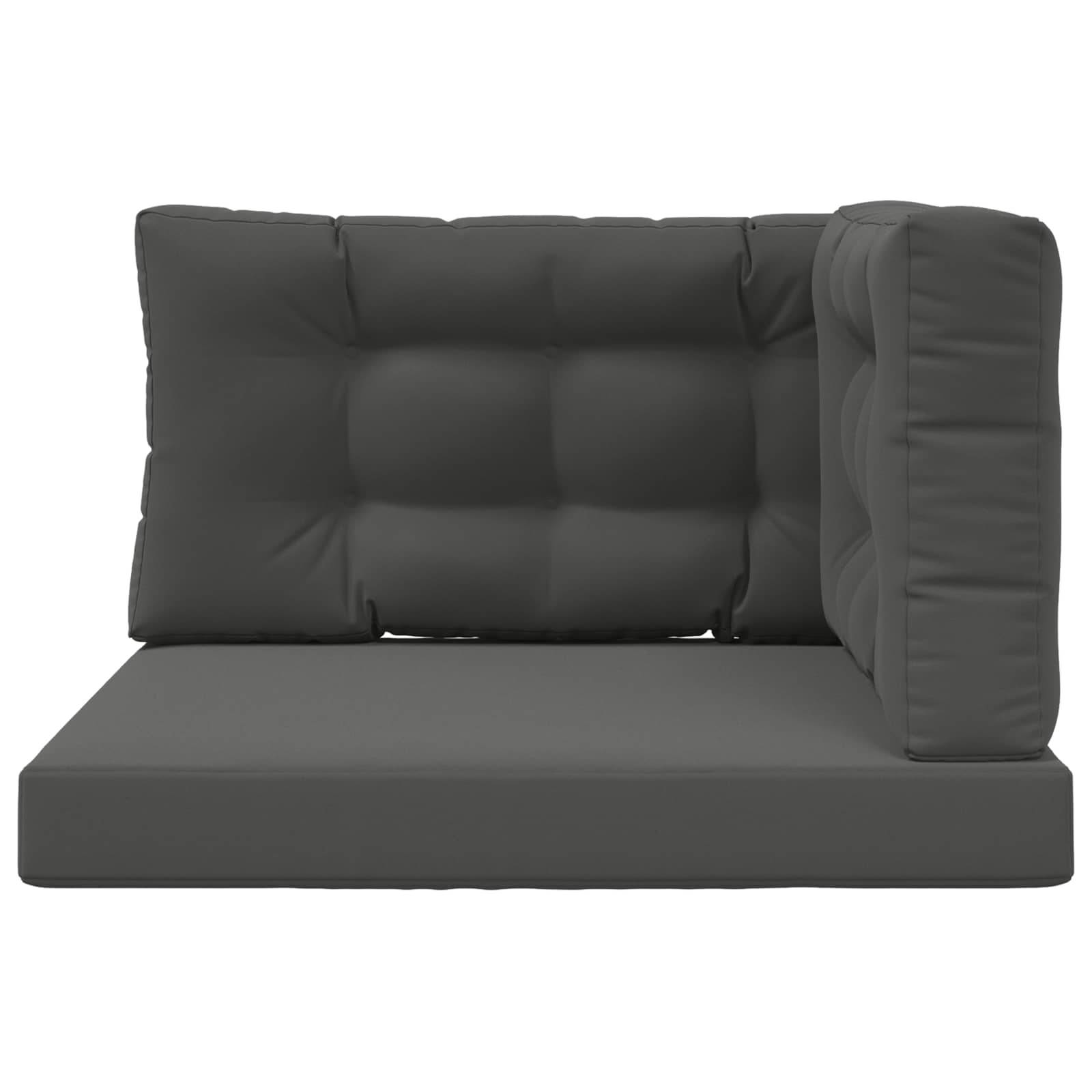 vidaXL Poduszka do sofy na zewnątrz 3 pcs Antracyt Poliester