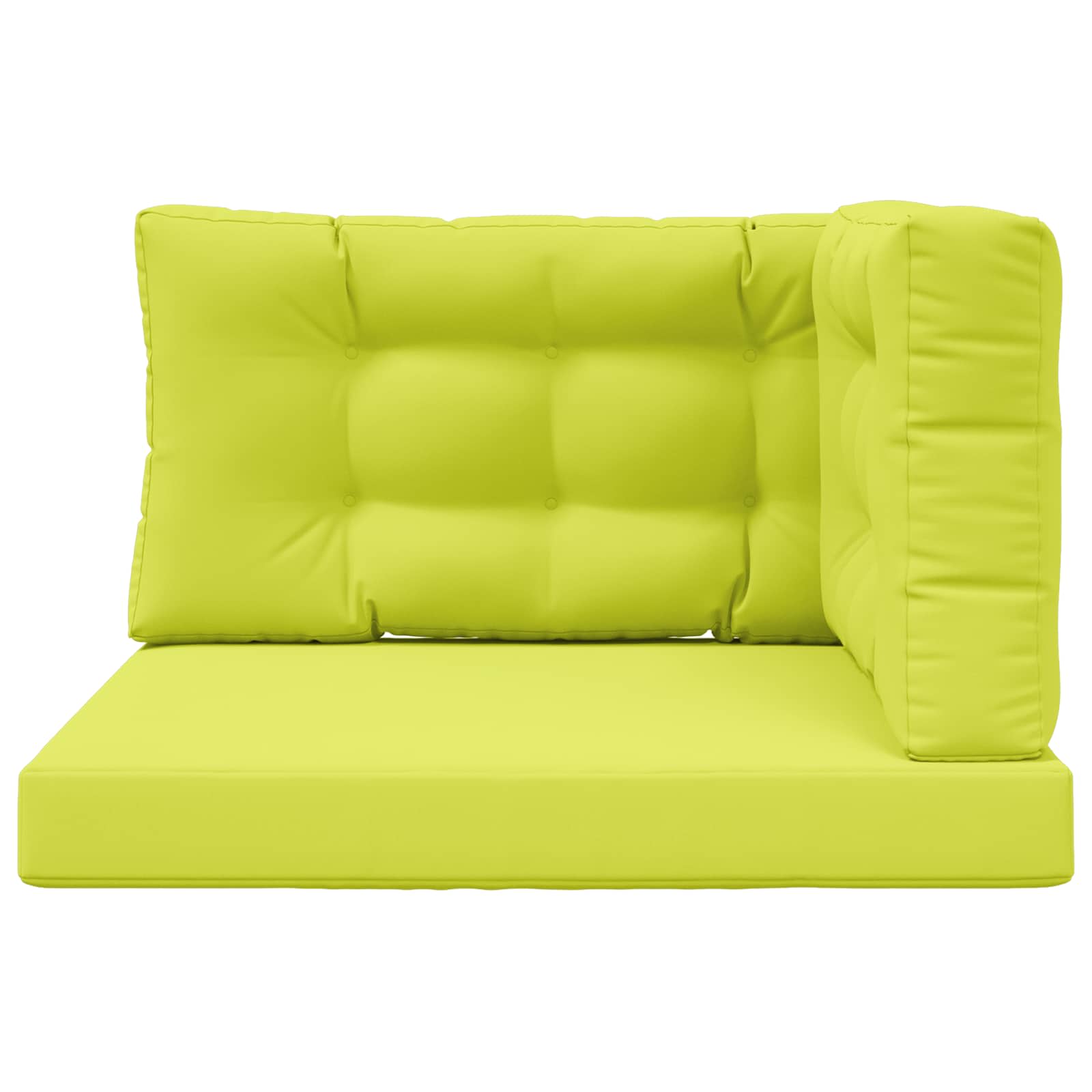vidaXL Poduszka do sofy na zewnątrz 3 pcs Zielony Poliester