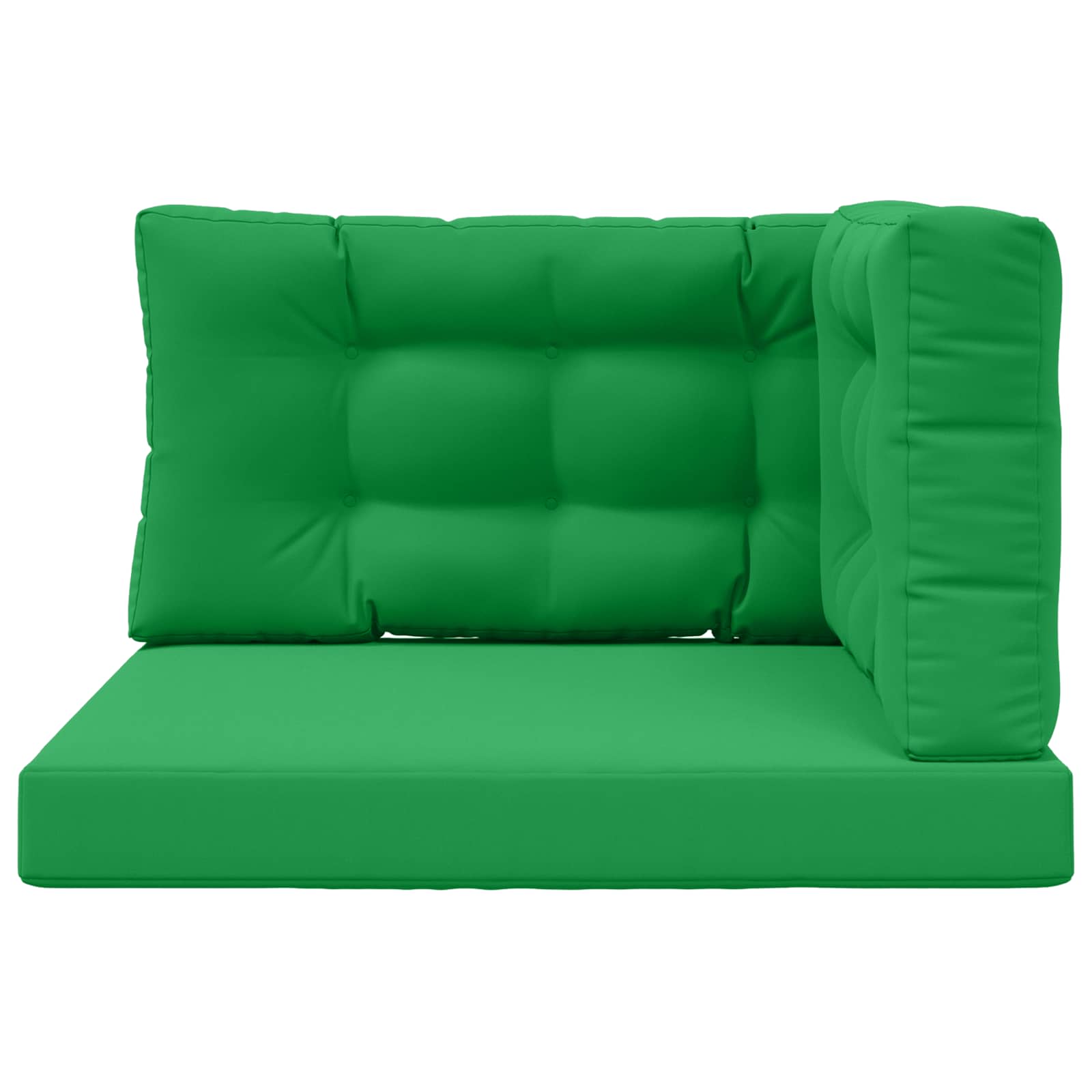 vidaXL Poduszka do sofy na zewnątrz Poliester Zielony 80 x 80 x 8 cm