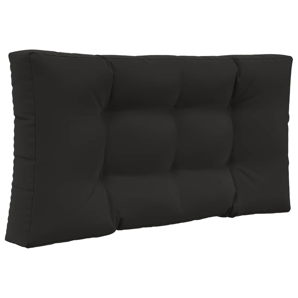 vidaXL Poduszka do sofy na zewnątrz 3 pcs Czarny Poliester