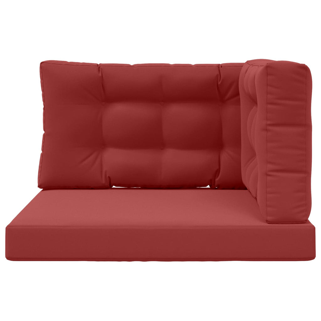 vidaXL Poduszka do sofy na zewnątrz 3 pcs czerwone wino Poliester