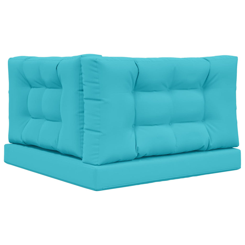 vidaXL Poduszka do sofy na zewnątrz Poliester Turkusowy 80 x 80 x 8 cm