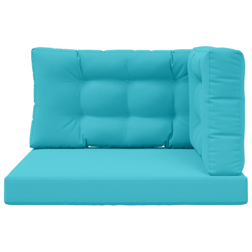 vidaXL Poduszka do sofy na zewnątrz Poliester Turkusowy 80 x 80 x 8 cm