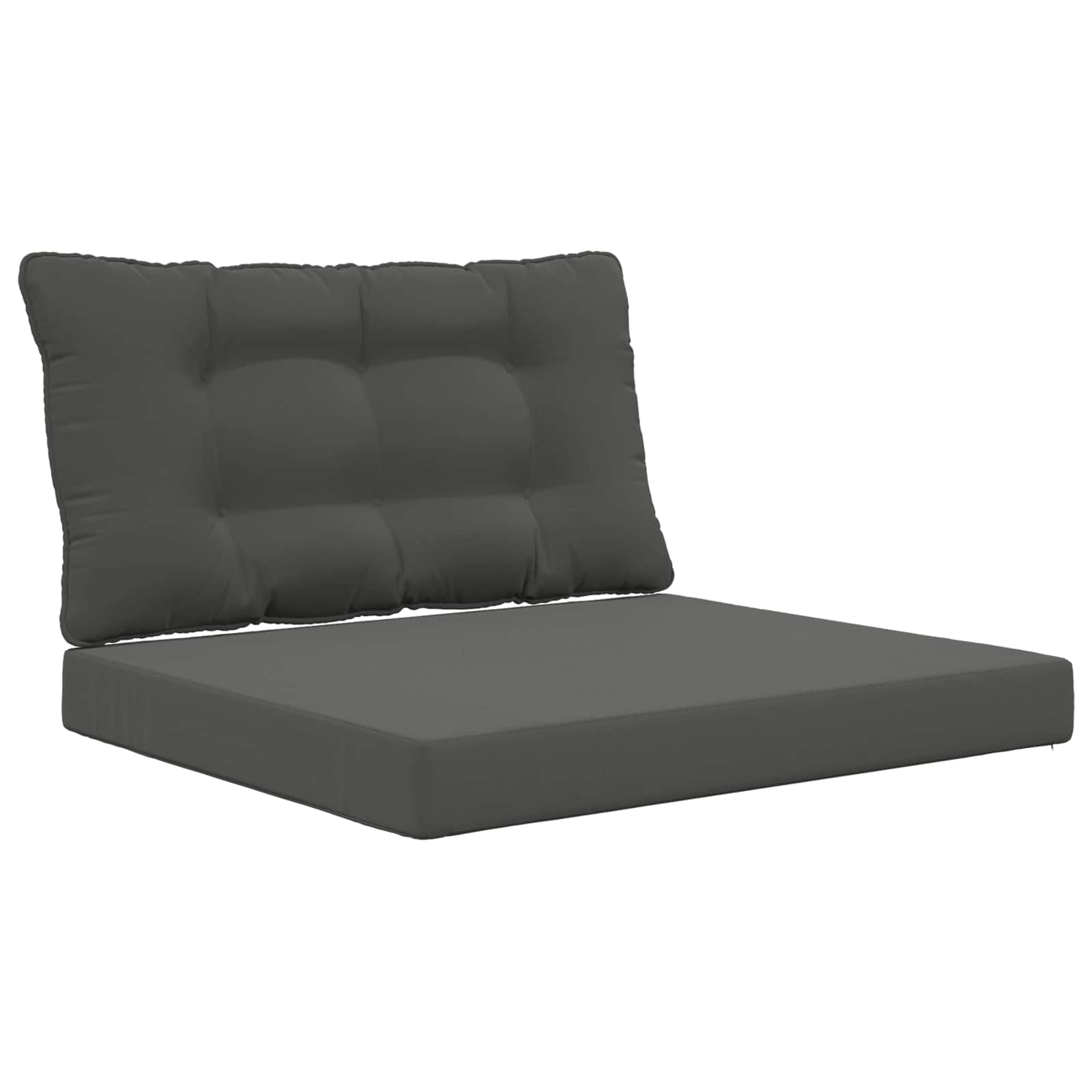 vidaXL Poduszka do sofy na zewnątrz 2 pcs Antracyt Poliester