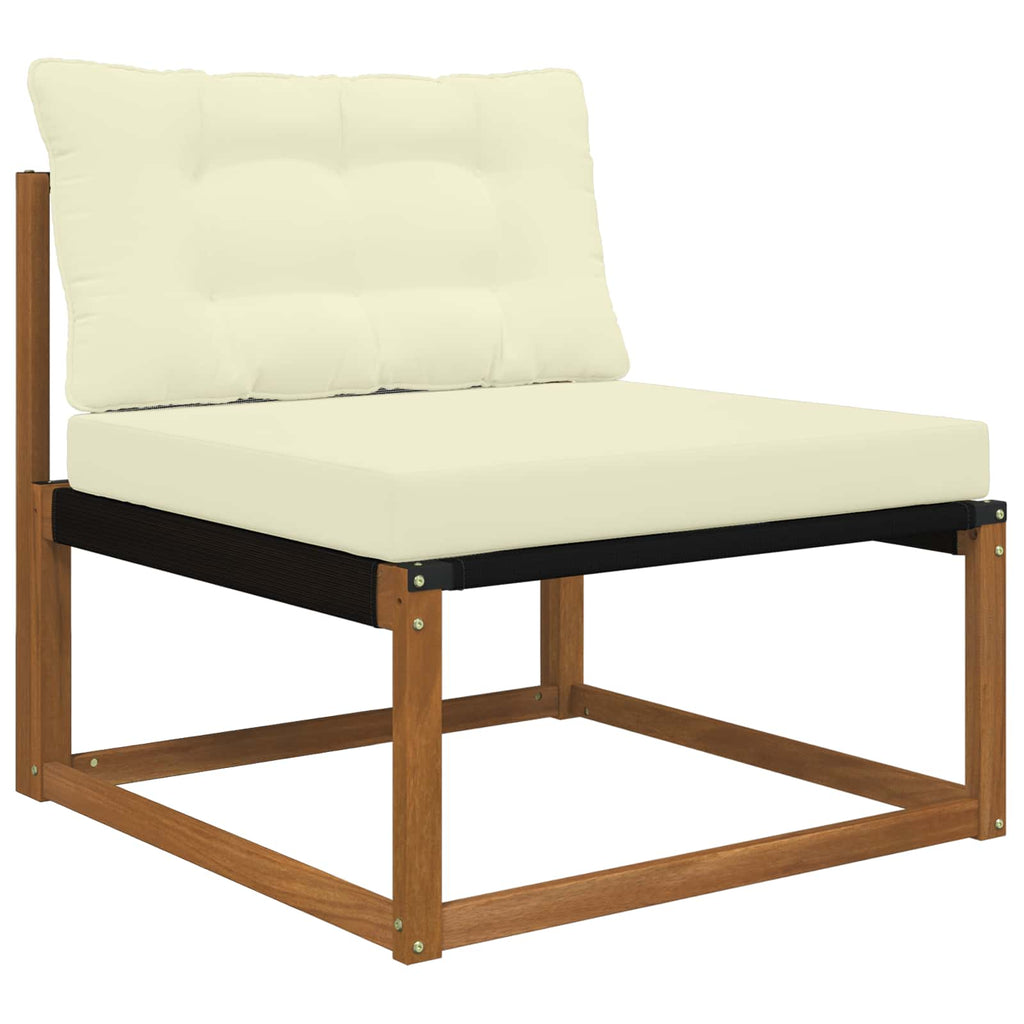 vidaXL Poduszka do sofy na zewnątrz 2 pcs Kremowy Poliester