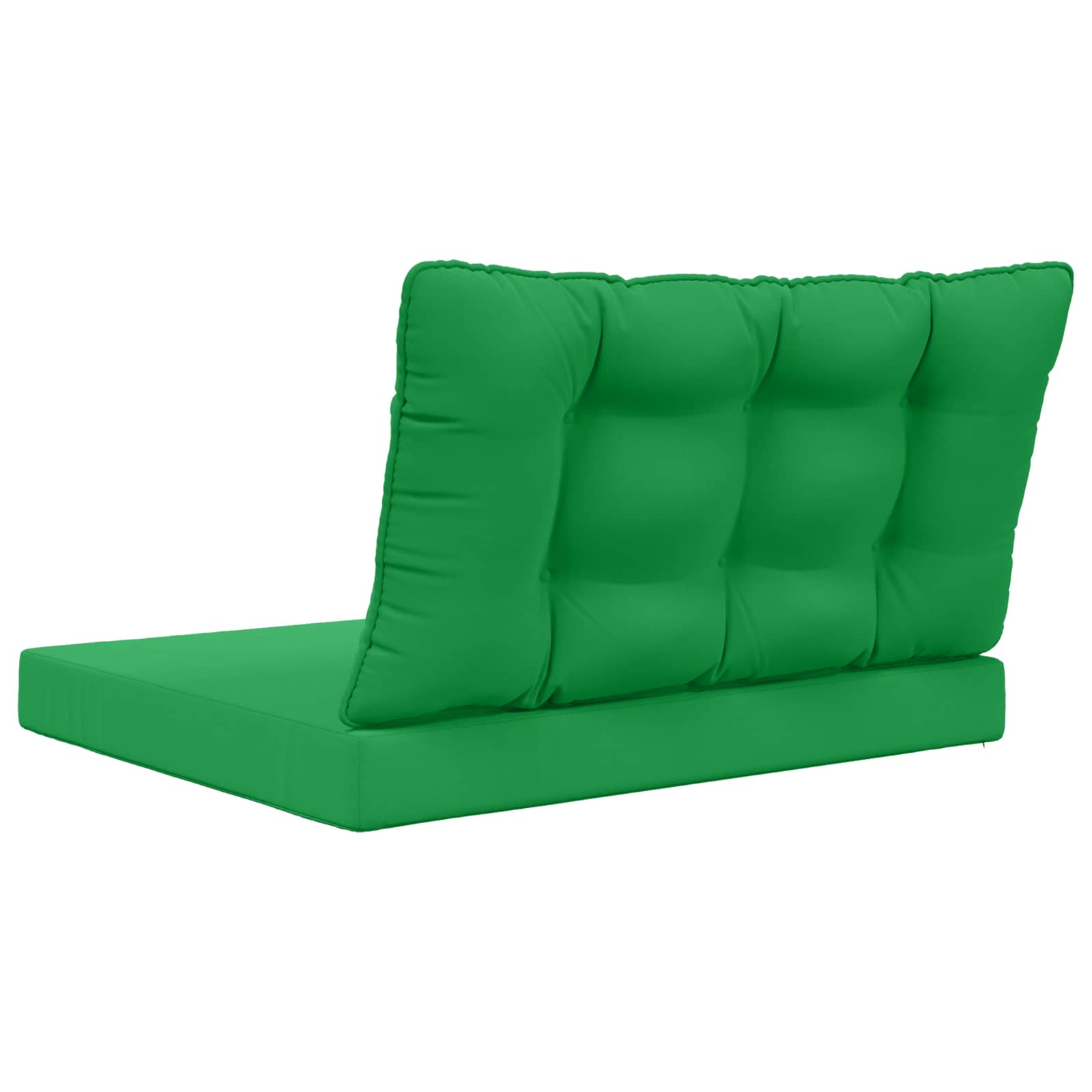 vidaXL Poduszka do sofy na zewnątrz 2 pcs Zielony Poliester