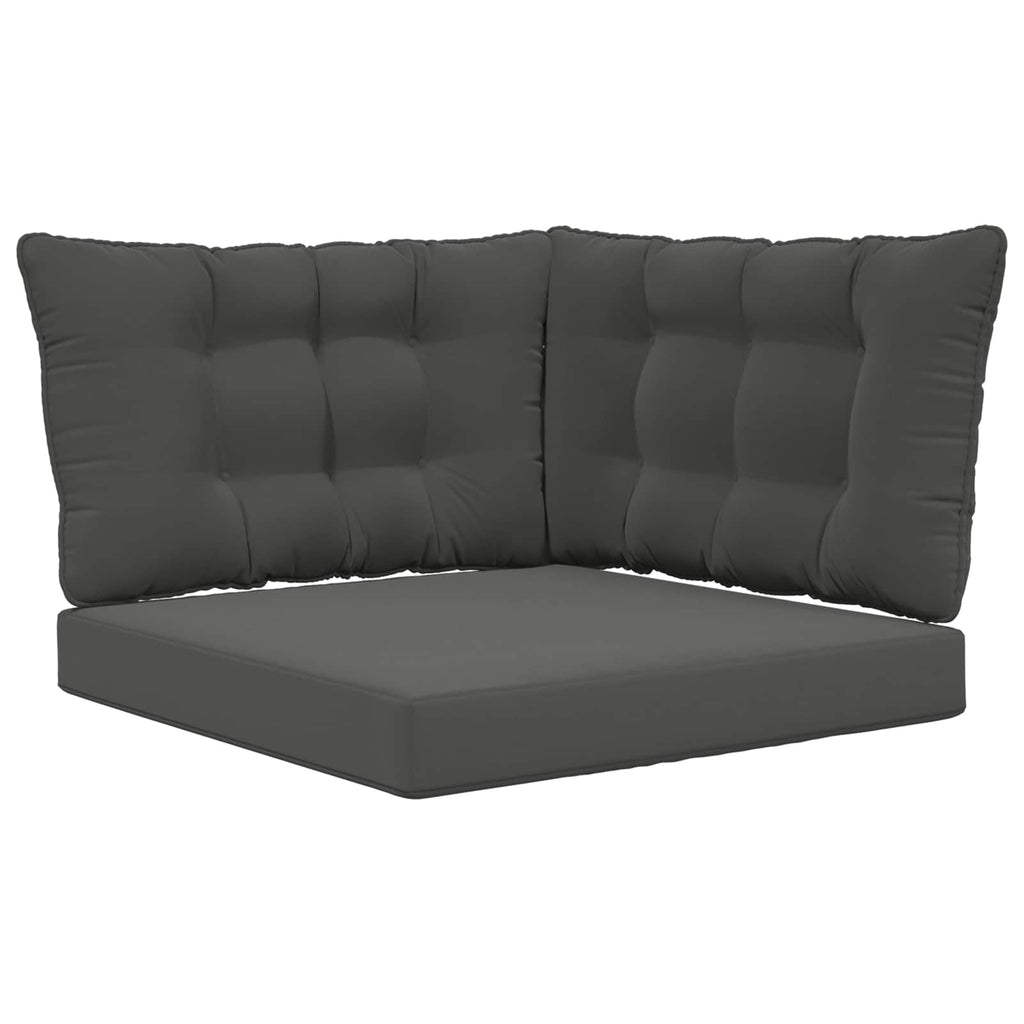 vidaXL Poduszka do sofy na zewnątrz 3 pcs Antracyt Poliester