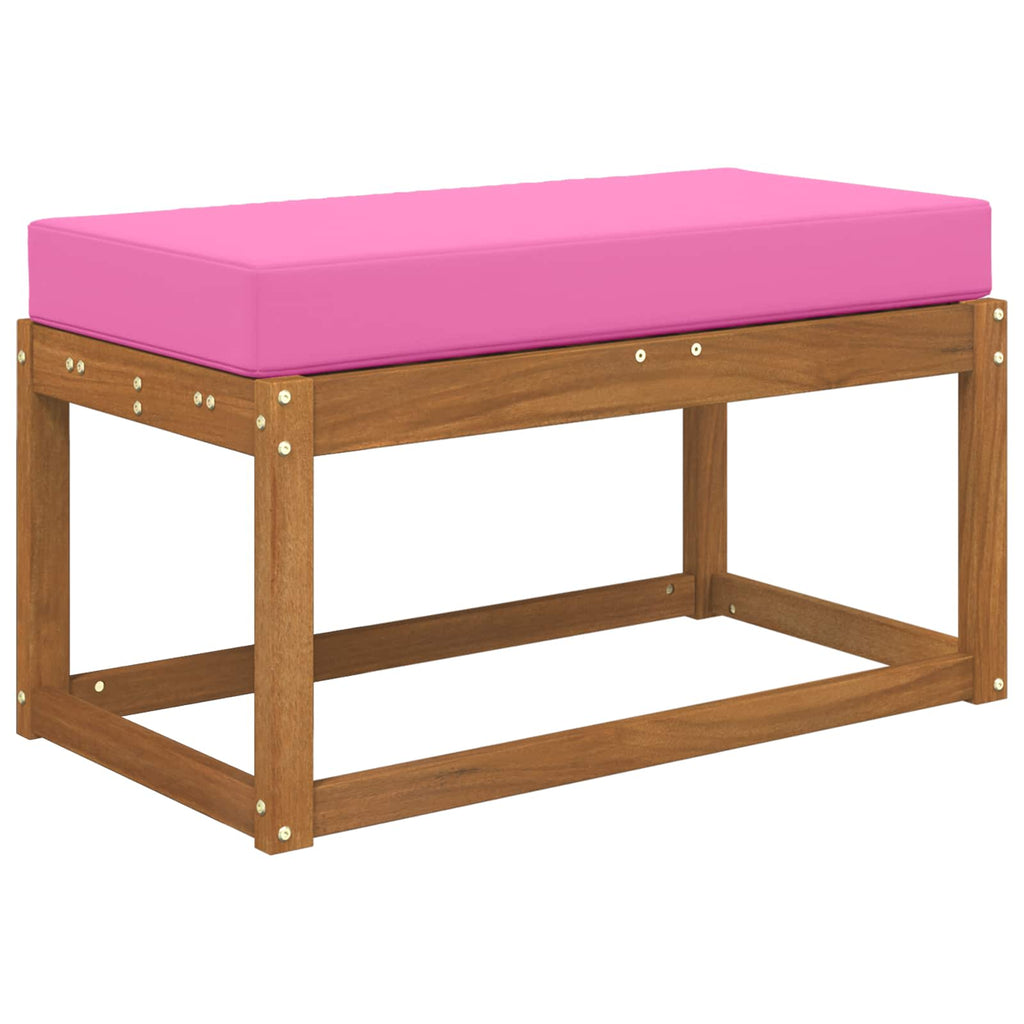 vidaXL Poduszka na siedzisko Różowy 80 x 40 x 8 cm 100% poliester