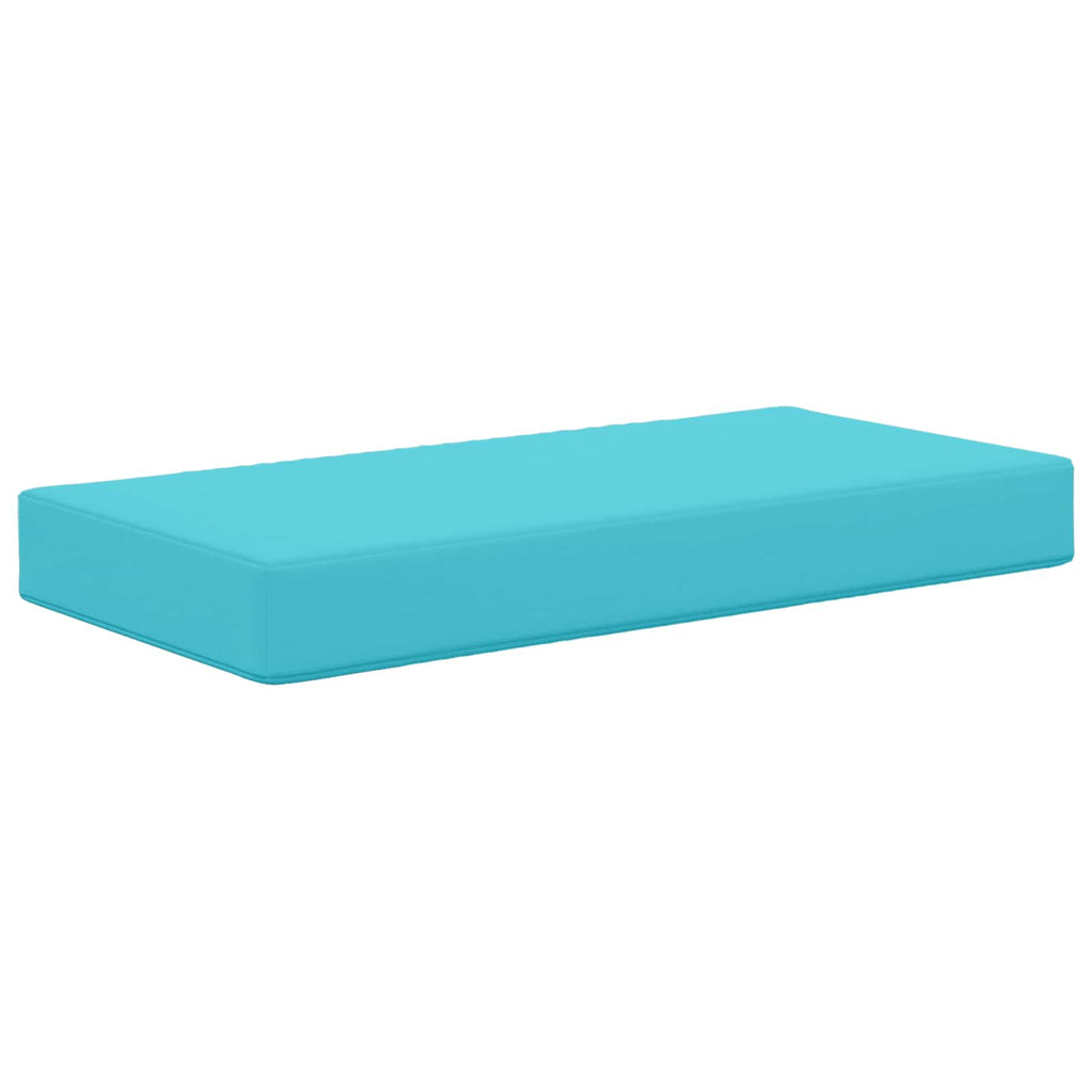 vidaXL Poduszka na siedzisko Turkusowy 80 x 40 x 8 cm 100% poliester