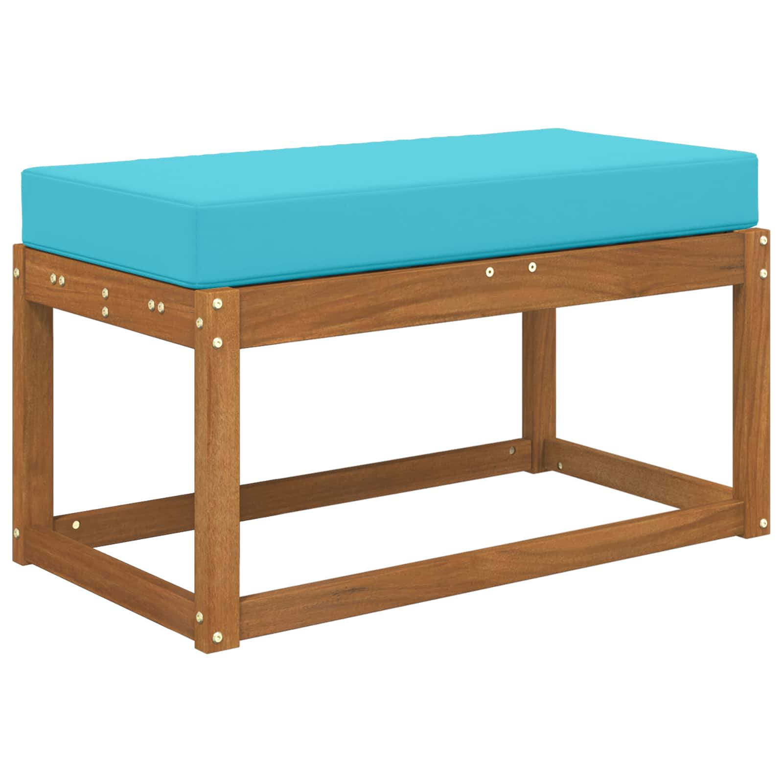 vidaXL Poduszka na siedzisko Turkusowy 80 x 40 x 8 cm 100% poliester