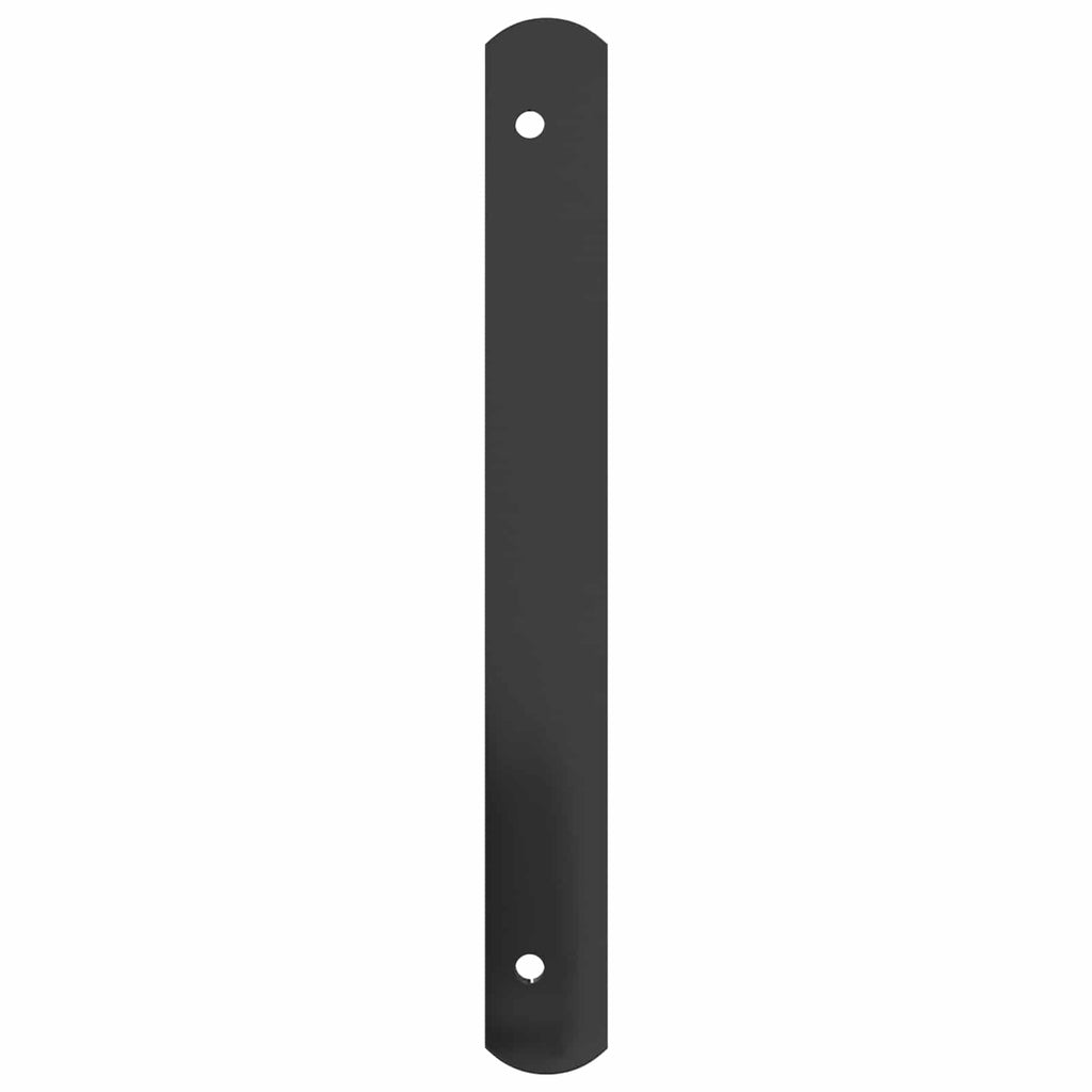 vidaXL Kratka Okienna 115 x 30 cm Stal malowana proszkowo Czarny