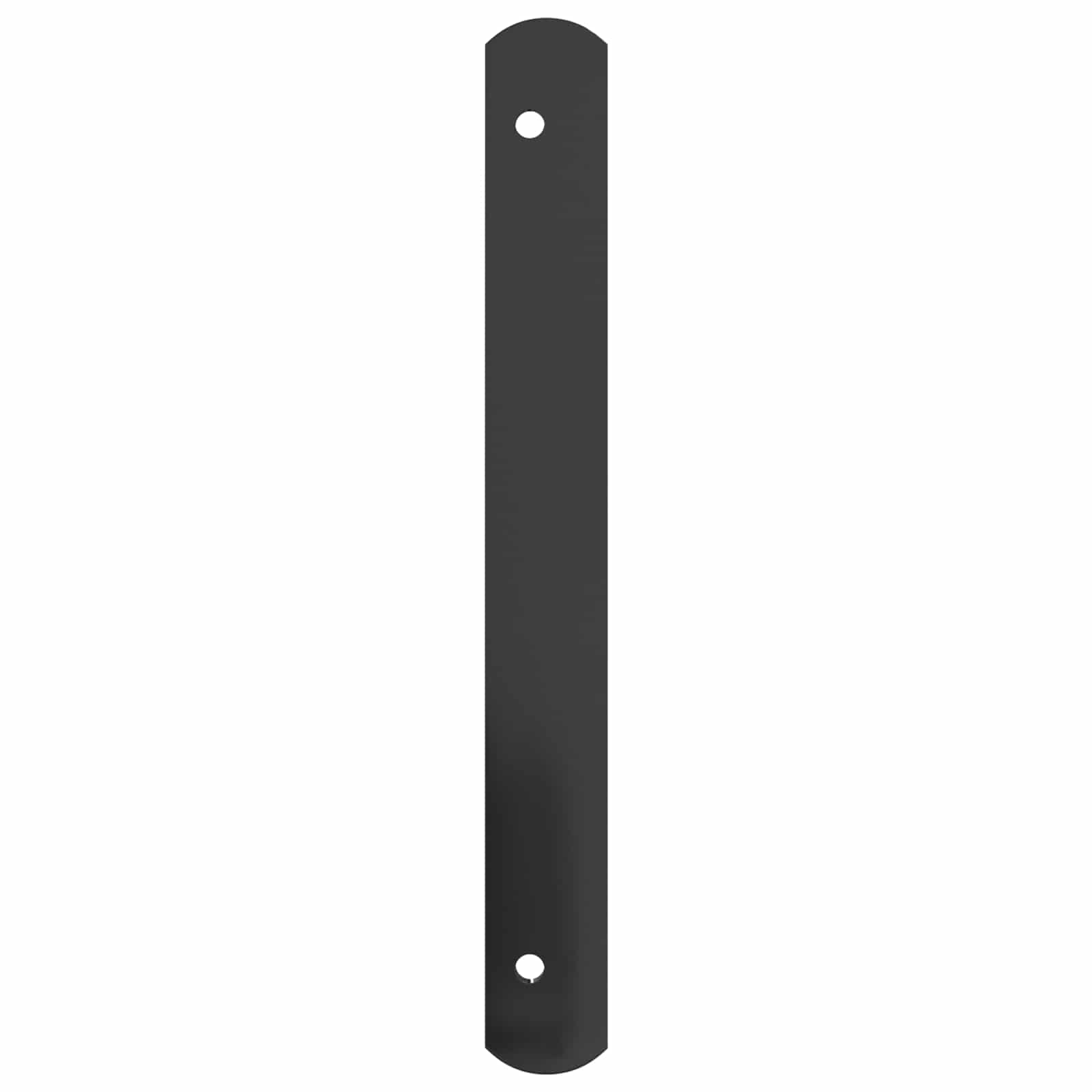 vidaXL Kratka Okienna 115 x 30 cm Stal malowana proszkowo Czarny