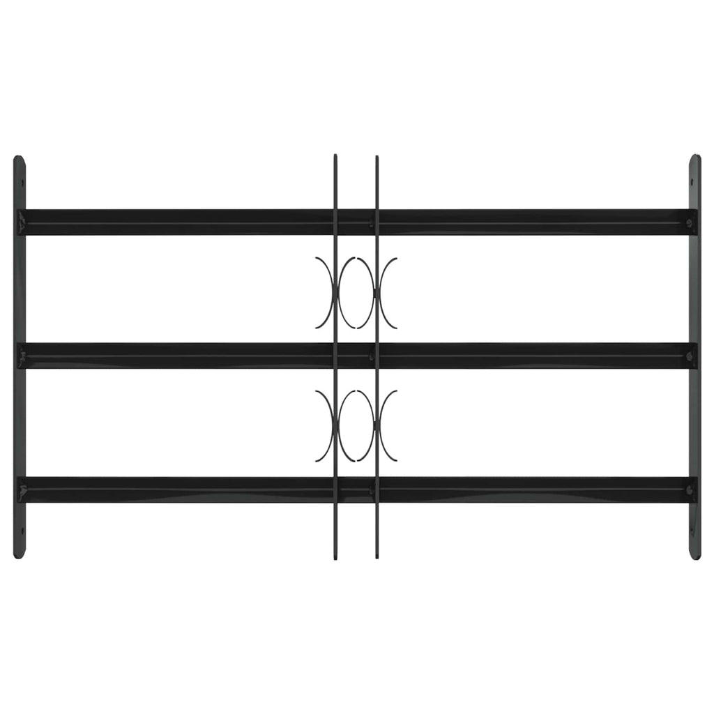 vidaXL Kratka Okienna 75.5 x 45 cm Stal malowana proszkowo Czarny