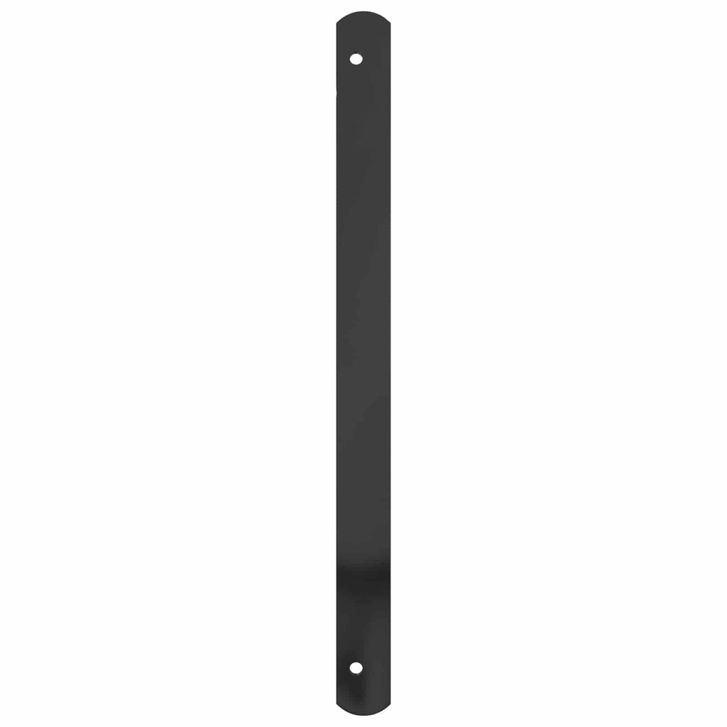 vidaXL Kratka Okienna 75.5 x 45 cm Stal malowana proszkowo Czarny