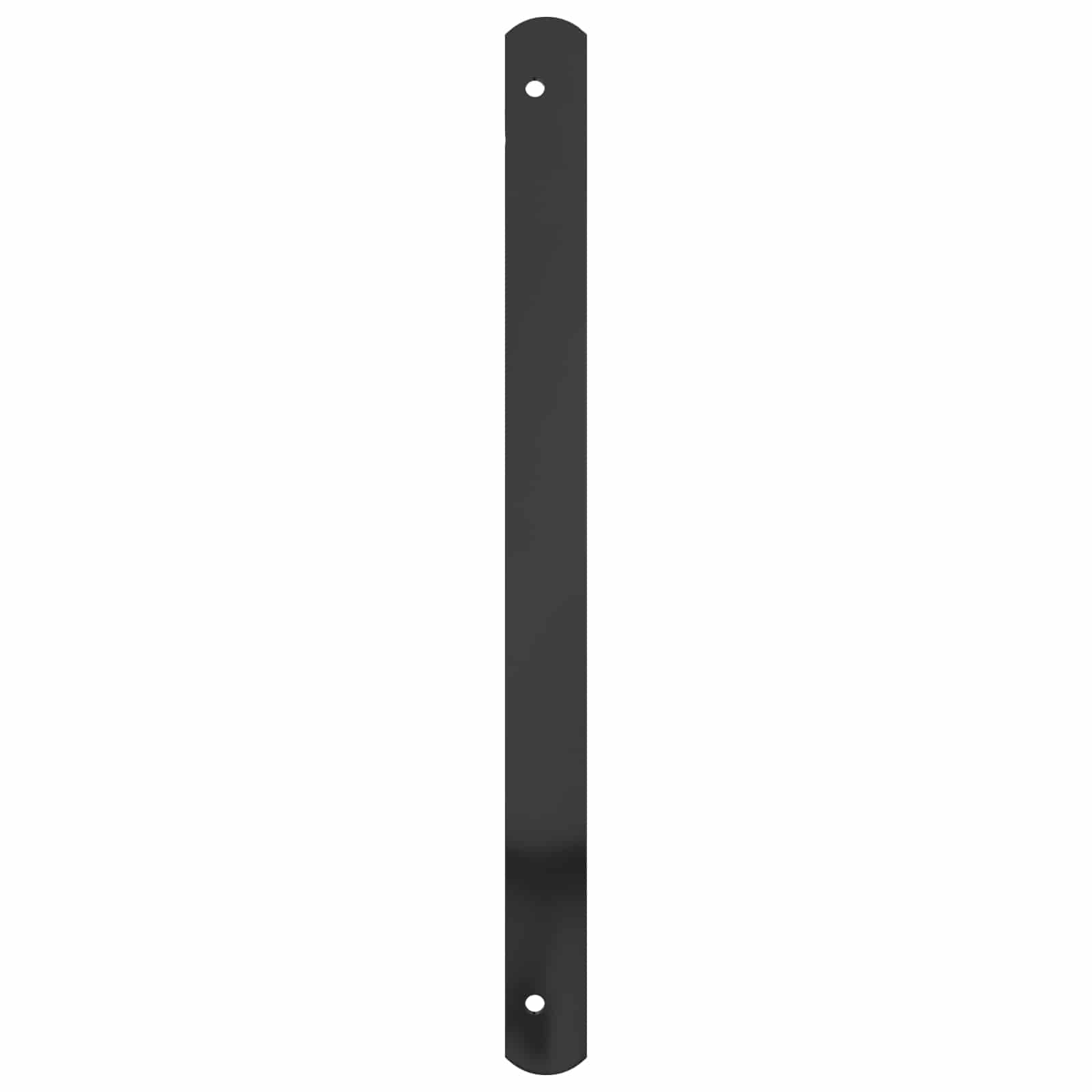 vidaXL Kratka Okienna 75.5 x 45 cm Stal malowana proszkowo Czarny