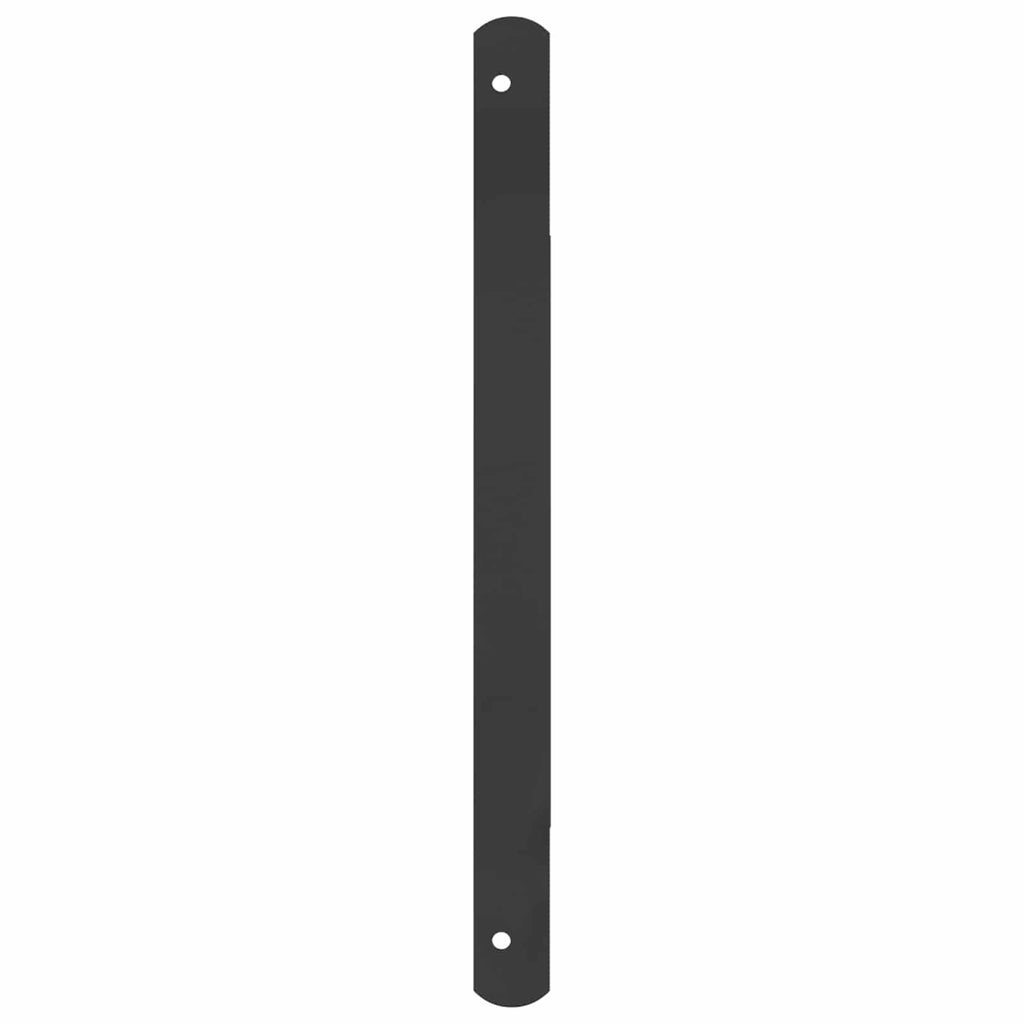 vidaXL Kratka Okienna 116 x 45 cm Stal malowana proszkowo Czarny