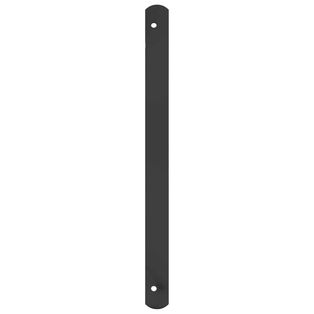 vidaXL Kratka Okienna 174 x 45 cm Stal malowana proszkowo Czarny