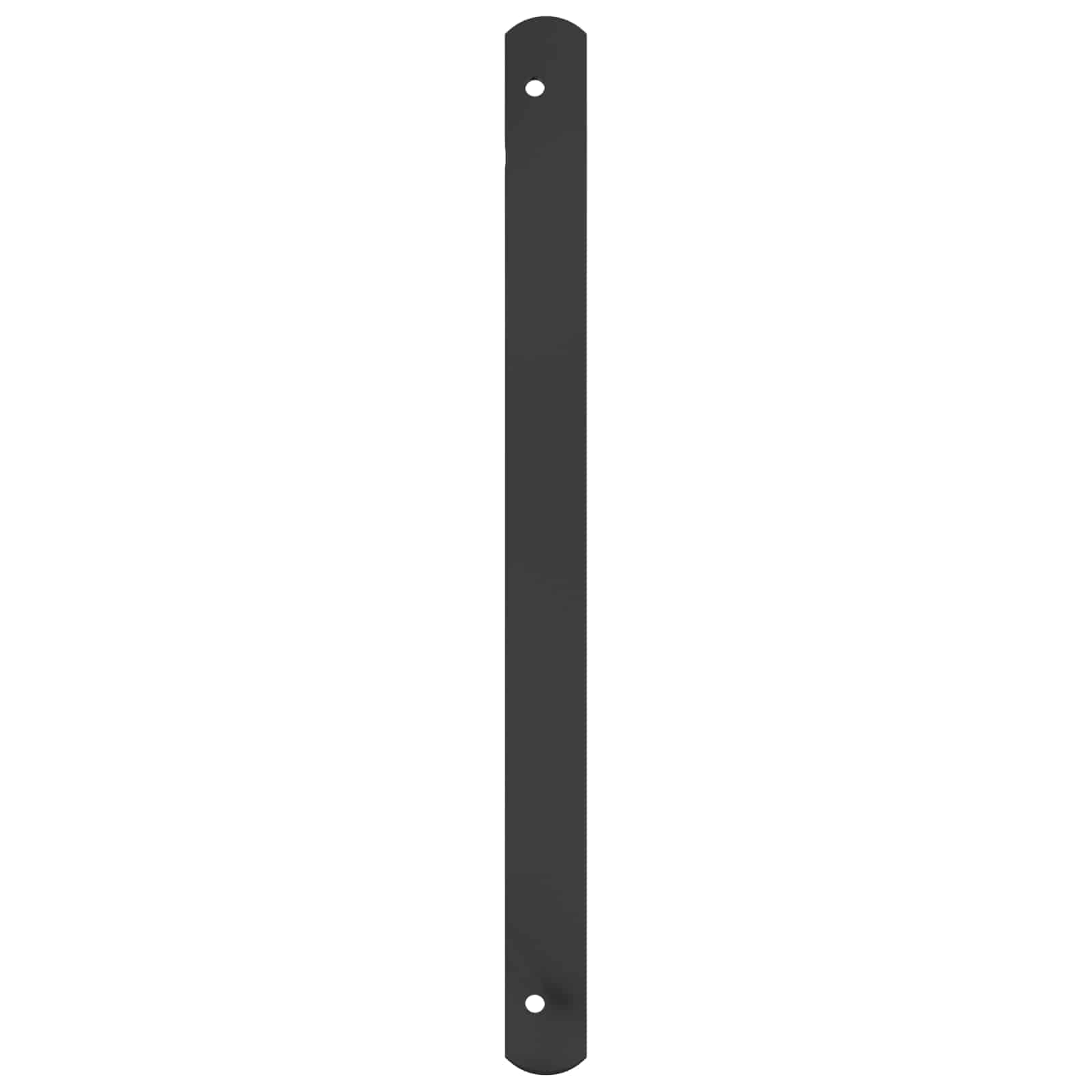 vidaXL Kratka Okienna 174 x 45 cm Stal malowana proszkowo Czarny