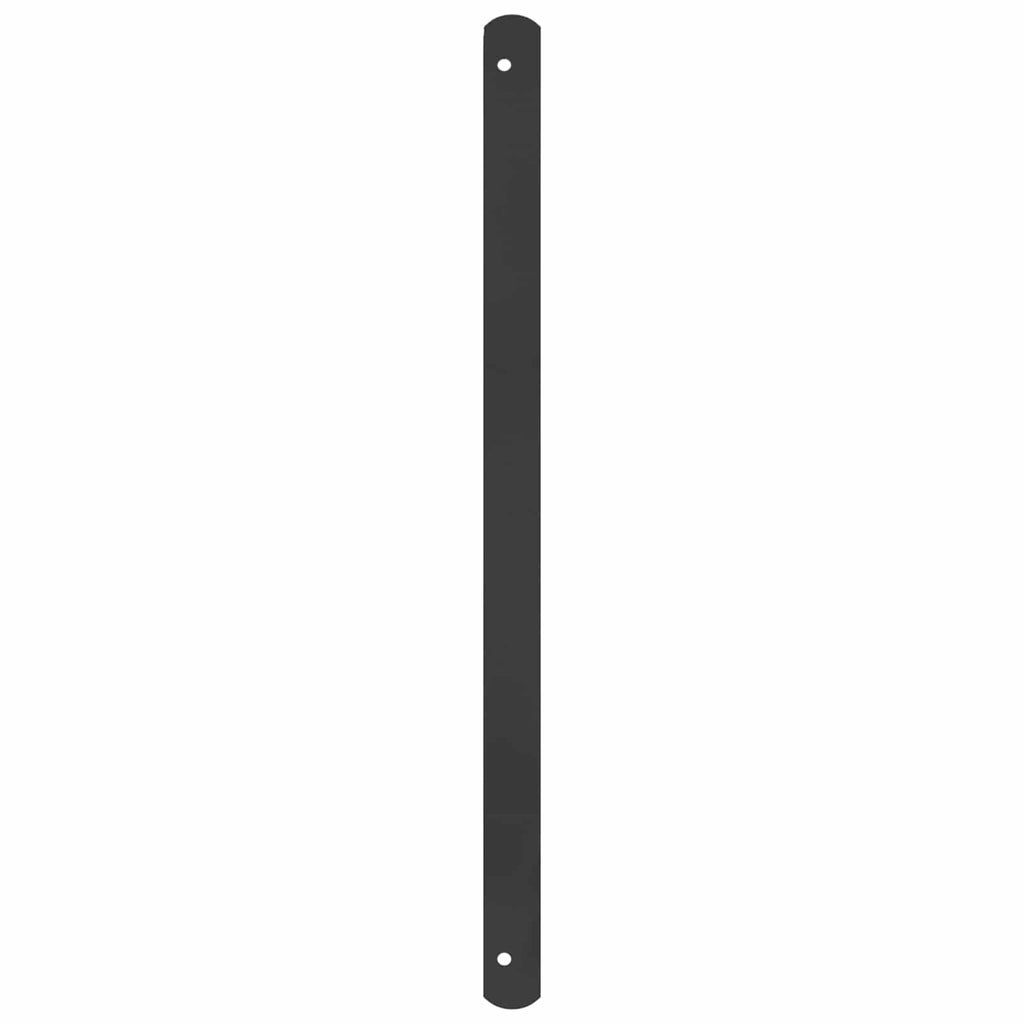 vidaXL Kratka Okienna 115 x 60 cm Stal malowana proszkowo Czarny