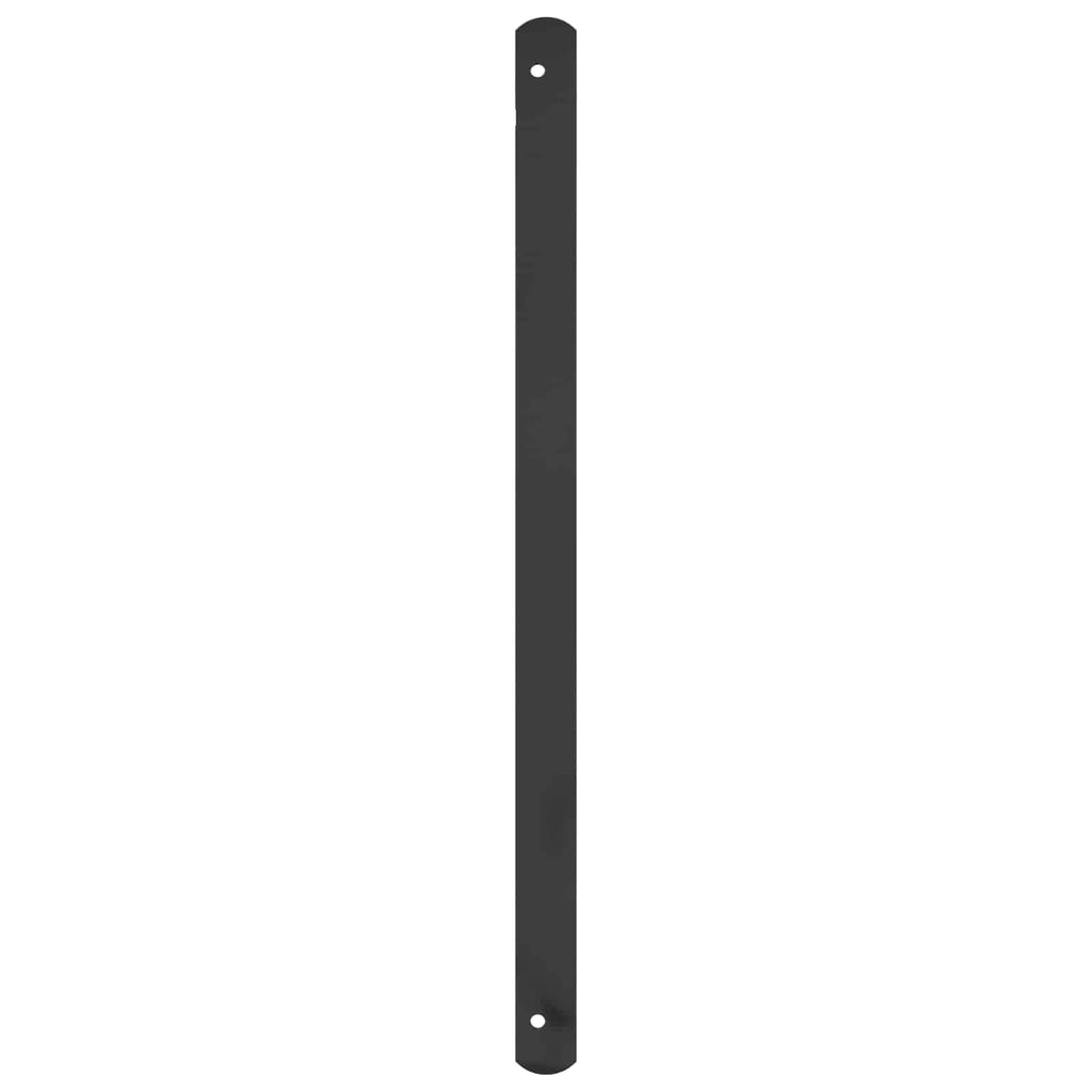 vidaXL Kratka Okienna 175 x 60 cm Stal malowana proszkowo Czarny
