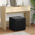 vidaXL Halka Czarny 41 x 41 x 40 cm Welur i drewno inżynieryjne