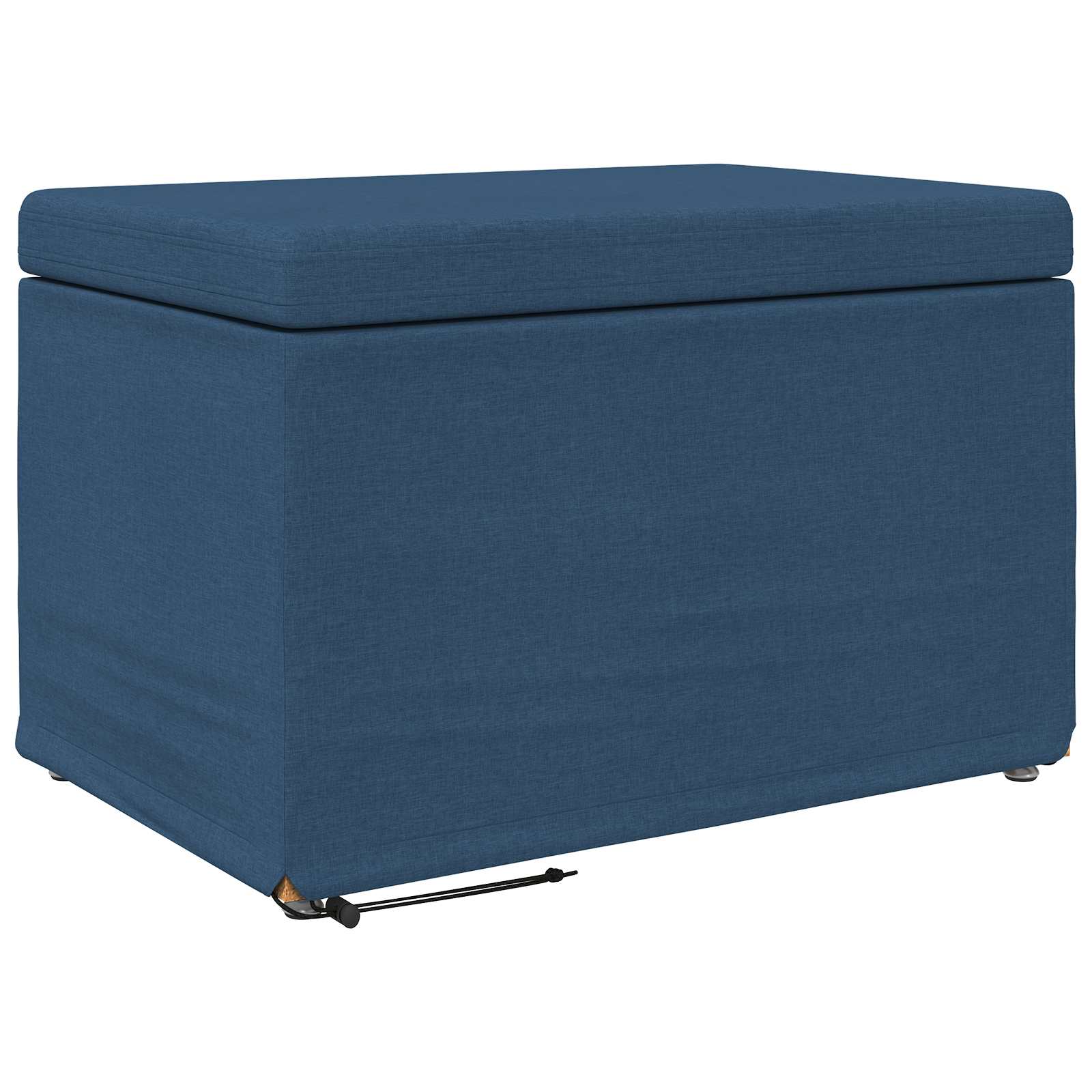 vidaXL Halka Niebieski 61 x 41 x 40 cm Tkanina i drewno inżynieryjne