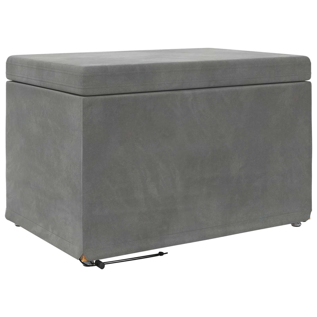 vidaXL Halka Ciemnoszary 61 x 41 x 40 cm Welur i drewno inżynieryjne