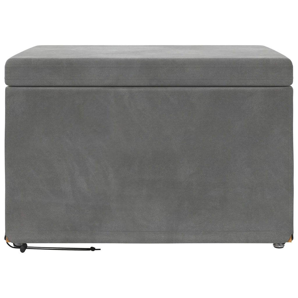 vidaXL Halka Ciemnoszary 61 x 41 x 40 cm Welur i drewno inżynieryjne