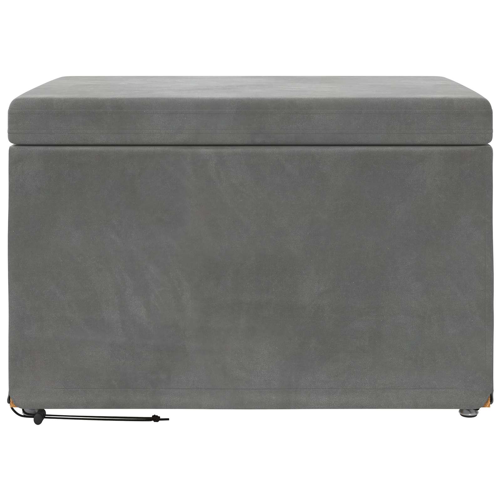 vidaXL Halka Ciemnoszary 61 x 41 x 40 cm Welur i drewno inżynieryjne