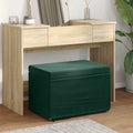 vidaXL Halka Ciemna zieleń 61 x 41 x 40 cm Welur i drewno inżynieryjne