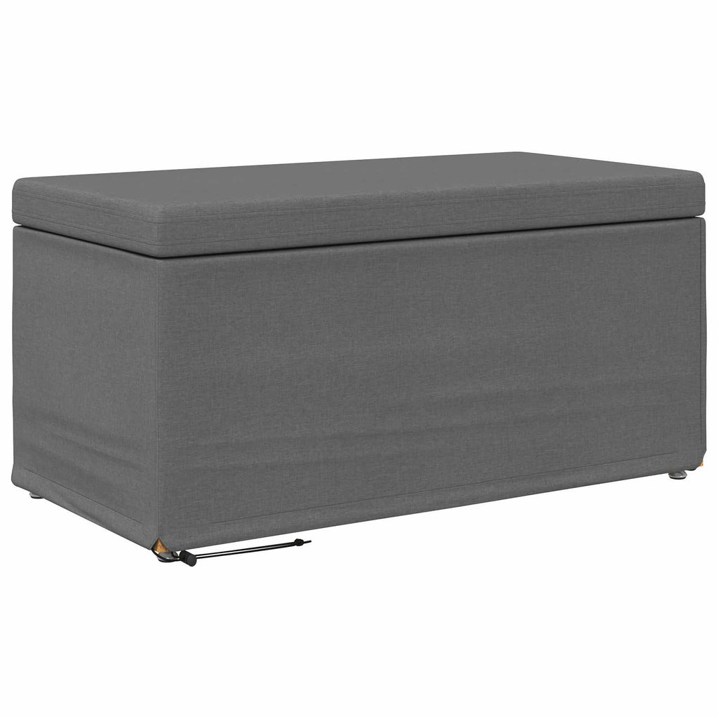 vidaXL Halka Ciemnoszary 81 x 41 x 40 cm Tkanina i drewno inżynieryjne