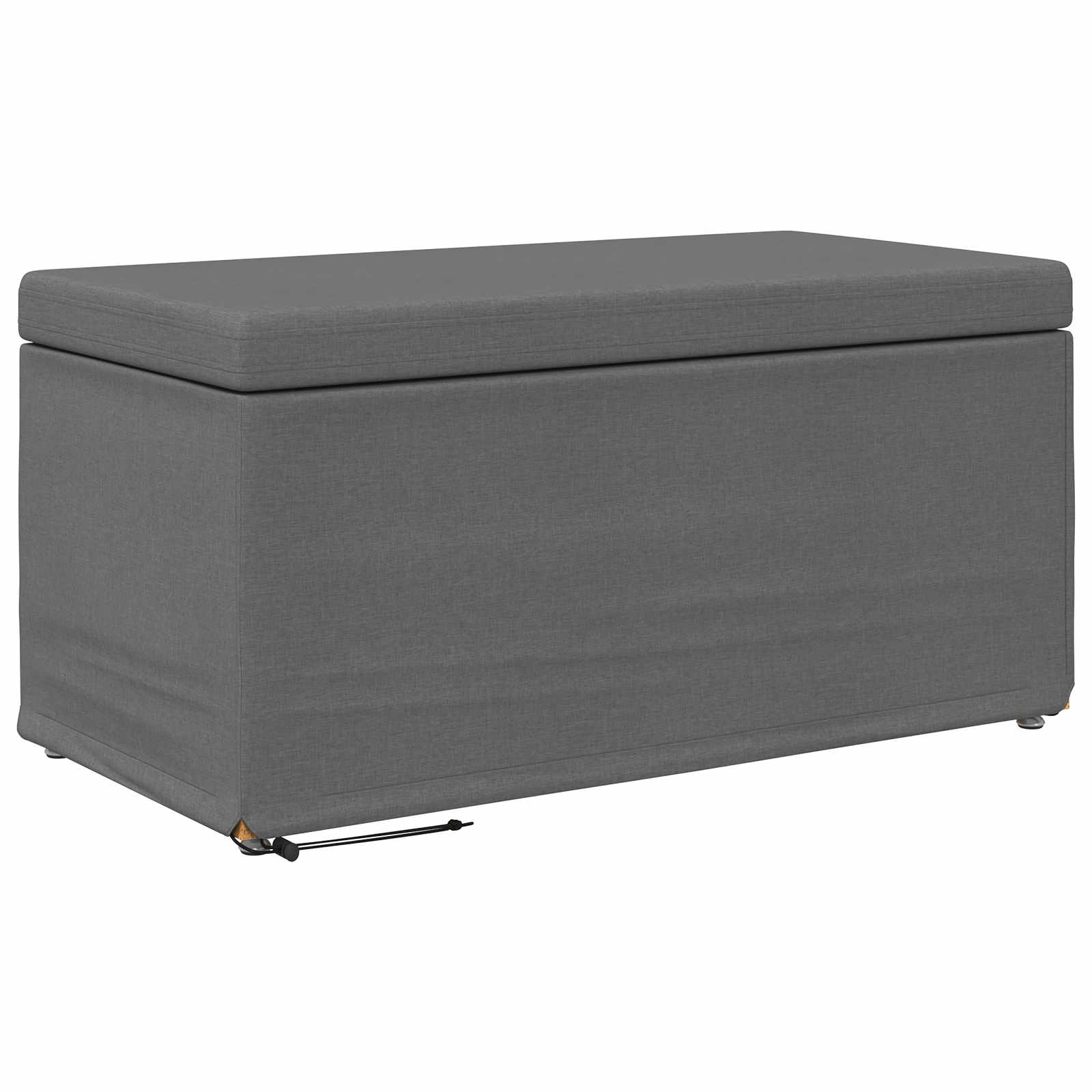 vidaXL Halka Ciemnoszary 81 x 41 x 40 cm Tkanina i drewno inżynieryjne