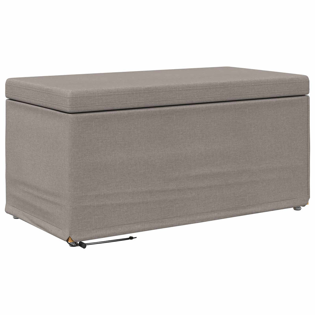 vidaXL Halka Ciemnoszary 81 x 41 x 40 cm Tkanina i drewno inżynieryjne