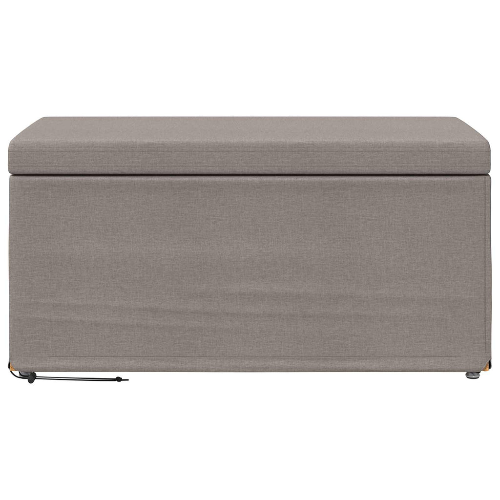 vidaXL Halka Ciemnoszary 81 x 41 x 40 cm Tkanina i drewno inżynieryjne
