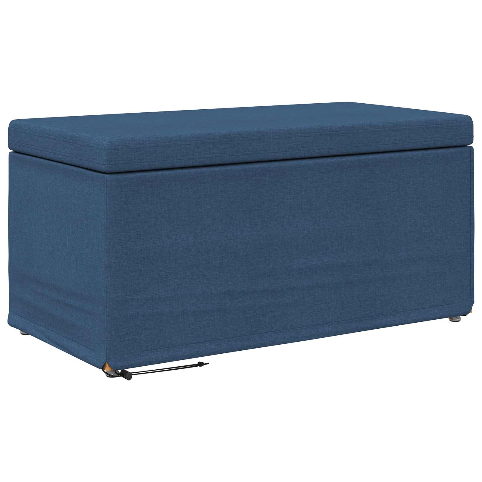 vidaXL Halka Niebieski 81 x 41 x 40 cm Tkanina i drewno inżynieryjne